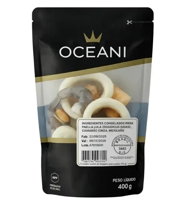 Kit Paella Oceani  (Ingredientes Congelados) 400g